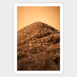 Brown cane sugar foodscape Sticker